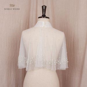 Tulle Wedding Wrap Kralen Bridal Wraps Korte Bridal Cape