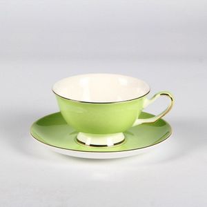 GLLead Keramische Thee Kop En Saus Sets Britse Koffiekopjes Home Office Theekopje Porseleinen Ontbijt Melk Kopjes Mode Drinkware