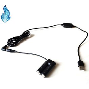 USB Drive Power Kabel DR-DC10 DC Coupler AA Dummy Batterij voor Canon Camera