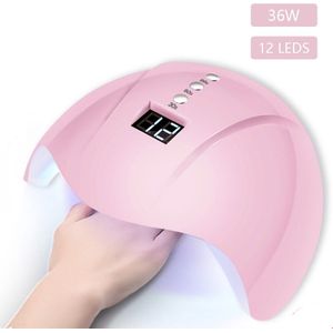 36W UV LED Lamp Nagel Droger Voor Alle Gel Polish USB Draagbare Lamp Zonlicht Snelle Droog Smart Timing30s/ 60/99s Nail Art Tool