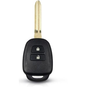 Keyyou Voor Toyota Camry Prius Corolla RAV4 Gewijzigd Afstandsbediening Autosleutel Shell Case TOY43 blade 2 Knop