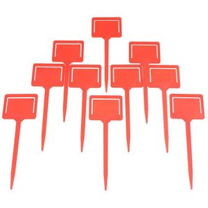 10Pcs T Type Label Waterdichte Record Plaat Kwekerij Premium Label Plastic Plant Tuin Plant Pot Planter Plantaardige Label Tag