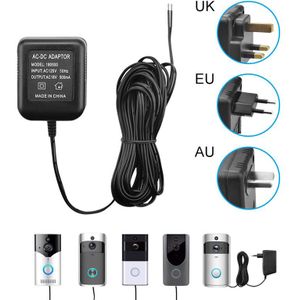 EU Plug 18V Lading AC Transformator Oplader voor EKEN ZXTOP Wifi Draadloze Deurbel Camera Power Adapter IP Video Intercom ring cam