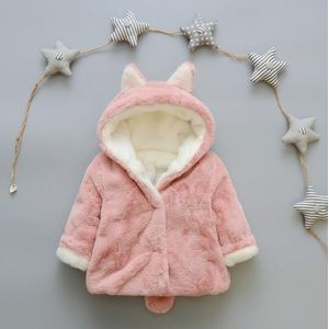 mode warme baby meisjes Jas voor kinderen winter kinderen kleding baby jongens fleece bovenkleding voor 0-2 t baby meisje jongens jas