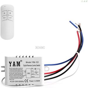 220V 1/2/3 Manieren Wireless On/Off Lamp Afstandsbediening Schakelaar Ontvanger Zender Schakelaar M05