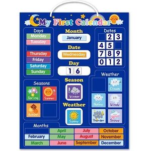 Weer Kalender Magnetische Board Ontwikkeling Leren Verlichting Kinderen Speelgoed BX0D