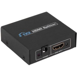 1X2 Split 1 In 2 Out Versterker Full Hd 1080P Video Hdmi Switcher Hdcp Hdmi Switch Splitter Dual Display voor Hdtv Dvd Ps3 (E