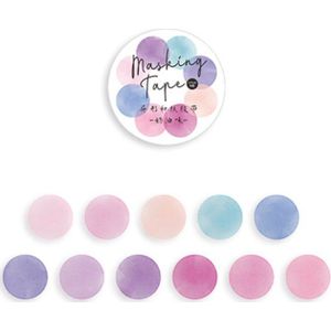 Fruit Flavour Snoep Dot Kleur Tape Briefpapier Scrapbooking Decoratieve Plakband Diy Label Afplakband