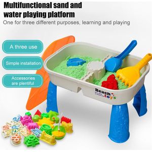 Assortment Sandbox Plastic Kids With Activity Table Seaside Digging Pit Shovel Beach Sand Toys Set Summer Storage Room