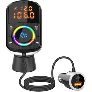 Auto Bluetooth-Compatibel 5.0 Fm-zender Modulator MP3 Speler Led Display Auto Kit Dual Usb 3.1A Snelle Lader Auto accessoires