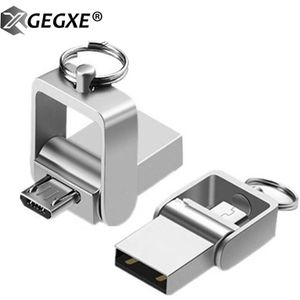 Usb Flash Drive Otg 8 Gb 16 Gb 32 Gb 64 Gb USB2.0 Pen Drive Opvouwbare Pendrive 3.0 Metalen Usb stick Voor Android