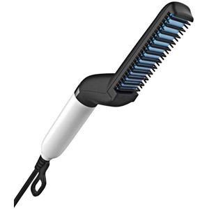 2 In 1 Stijltang En Krultang Haar Borstel Kam Haar Curling Rechttrekken Kam Smoothing Krullend Haar Golf Elektrische haarborstel