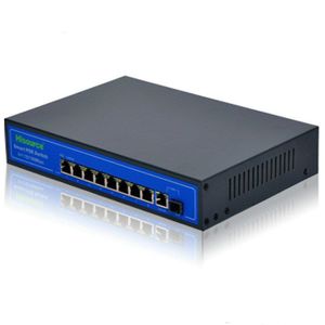 8-Poorts Poe Switch Met Ingebouwde Sfp Optische Poort Poe Power Switch Netwerk Switch Poe
