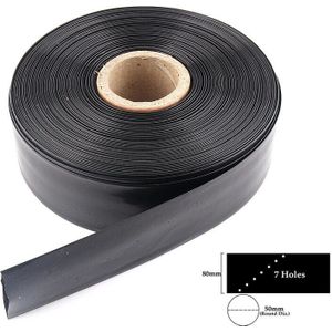 20/50/80 M 2 ""Φ50mm Slang Irrigatie Druppelen Tape Kas Regen Farm Wortels Trickle Patch Tape slang Met 0/5/7 Gaten