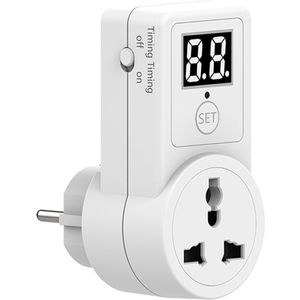 Mini Digitale Timer Schakelaar Stopcontact Plug-In Tijd Controle Voor Keuken Elektrisch Apparaat Eu Plug