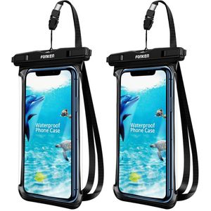 Fonken Volledige Transparante Waterdichte Case Voor Iphone Xiaomi Samsung Dry Bag Onderwater Horloge Case Zwemmen Pouch Mobiele Cover Bag