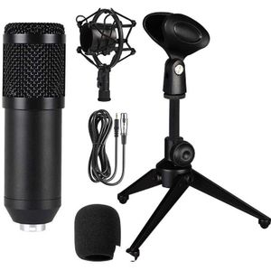 BM800 Condensator Microfoon Kit Met Cantilever Ondersteuning Karaoke Microfoon Voor Pc Mobiele Professionele Studio Opname Microfoon