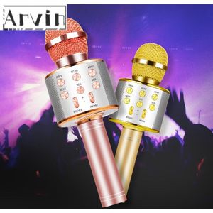 Bluetooth Karaoke Microfoon Draadloze Microfoon Professio Speaker Handheld Microfone Speler Zingen Recorder Mic