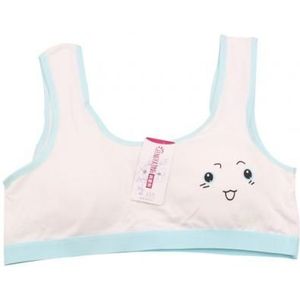 Mooie Print Kids Meisjes Beha Ondergoed Training Beha Stretchy Sport Geen velgen Ondergoed Vest Ondergoed Voor 10-14 Jaar meisje