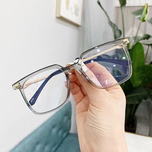 Vwktuun Brilmontuur Vierkante Bril Frames Voor Vrouwen Mannen Metalen Frame Bijziendheid Brilmonturen Anti Blue Ray Computer Bril