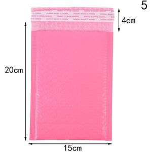 10x Roze Tas Bubble Mailer Plastic Gewatteerde Envelop Zak Verpakking