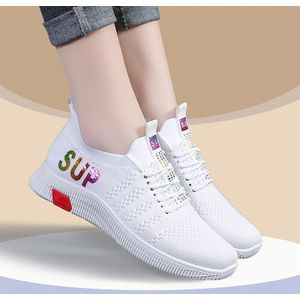 Vrouwen Zomer Schoenen Vrouwen Non Slip Platform Sneakers Black Mesh Sokken Voor Vrouwen Brede Loafers Wandelschoenen