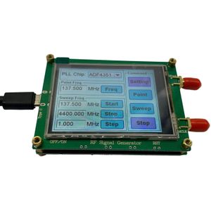 ADF4351 Rf Sweep Signaal Bron Frequentie Generator Board 35M-4.4G Met Touching Screen
