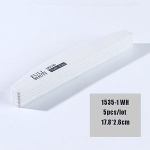 5Pcs Nail File Schuurpapier Buffer Blok 100/180 Professionele Manicure Gereedschap Set Vingernagel Slijpen Polijsten Accessoires NL1535
