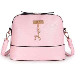 Vrouwen Messenger Bags Mini Pu Lederen Tas Met Herten Speelgoed Shell Vorm Zak Vrouwen Schoudertassen Dames Rits handtas