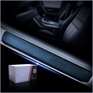 Auto Instaplijsten Scuff Plaat Deur Drempel Voor Honda Accord Deur Entry Guard 4D Carbon Fiber Vinyl Sticker Auto Accessoires 4Pcs