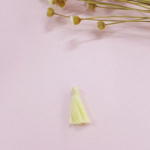 100 stks/partij 3 cm Mini katoen kwastje fringe naaien pony bloem kwastje hanger kwasten voor DIY gordijnen woondecoratie accessoires