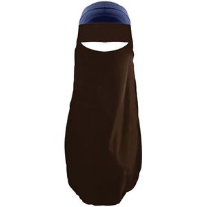 Effen Kleur Arabische Moslim Vrouwen Hijab Niqab Veilislamic Gezichtsmasker Sjaal Moslim Kreuk Hijab Sjaal Zachte Katoenen Hoofddoek