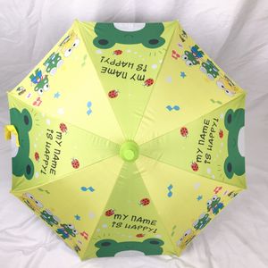Kinderen Paraplu Lange Curve Handvat Transparante Regen Paraplu Voor Kinderen Cartoon Dieren Stijl Meisje Jongen Foto Paraplu