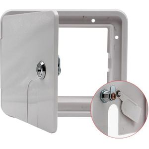 Zware Elektrische Kabel Hatch RV Elektrische Koord Bescherm Case-Wit Kampeerauto Elektrische Cord Cover