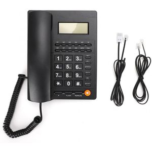 Telefono Fijo Inalambrico Caller Identificatie Draadgebonden Telefooncontactpersoon Vaste Vaste Telefoon Voor Zakelijke Kantoor Huistelefoon