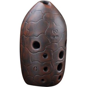 Chinese Oudheid Stijl Ocarina Muziekinstrument Professionele 10-Hole Double-Layered Klei Xun