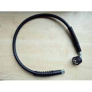 Gebogen connector M22 * 1.5*15mm core hogedrukreiniger slang 70 cm 600bar 8700PSI voor wasmachine deel