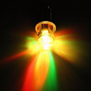 2 Stuks Multicolor Auto Batterij Licht Sensitiv Waterdichte Neon Led-Flash Lamp