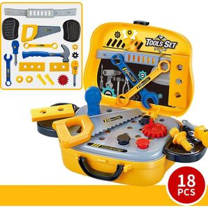 14 Stks/set Simulatie Reparatie Boor Gereedschap Speelgoed Voor Jongens Pretend Play Model Diy Tool Speelhuis Tuin Speelgoed Kit Kinderen