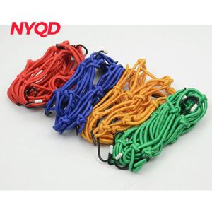 6 Haken 30*30Cm Motorcycle Mesh Netto Zak Bagage Cargo Bungee Netto Zak Opslag Draagtas Helm Houder voor Motorfiets Scooter