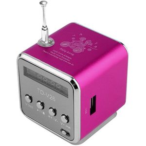 Draagbare Speaker Mini SD Tf-kaart Micro USB 2.0 Stereo Super Bass Sound Versterker voor Luidsprekers voor uw Telefoon LED Display