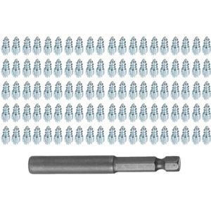 Model Sneeuw Schroef Band Studs Anti Skid Vallen Spikes Wiel Banden 100 stks voor Auto Motor Fiets