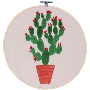 Magic Diy Borduurwerk Voor Beginner Handwerkpakketten Kruissteek Planten & Cactus Nordic Schilderij Kunst Home Decor Voor Vriend