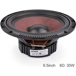 AIYIMA 6.5 Inch Audio Auto Midrange Bass Speakers 4 8 Ohm 60 W High Power Glasvezel Muziek Woofer Luidspreker DIY Sound Systeem