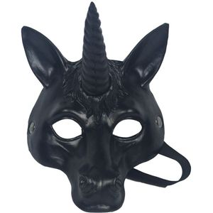 Maskerade 3D Pu Schuim Hoorn Masker Halloween Carnaval Party Masker Kostuum Partijen Accessoire Voor Volwassen Kinderen Cosplay Props