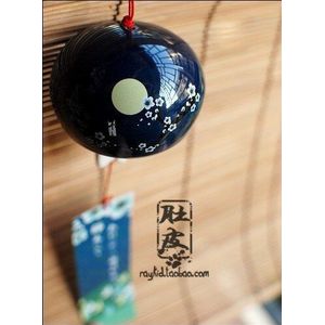 Japanse Cherry Wind Keramische Wind-Bell Buik Thuis Creatieve Meisjes Opknoping Verjaardag Windgong Opknoping Decoraties Ornament