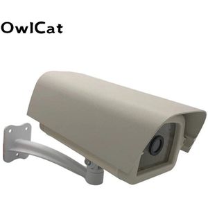 OwlCat Indoor Outdoor Video surveillance security camera huis CCTV Camera Behuizing Bescherm Case met ABS brakit Plastic Beugel