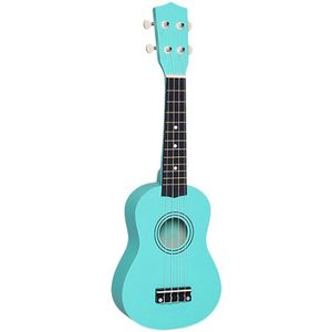 21 Inch Kleine Akoestische Soprano Ukelele Kleurrijke Basswood Ukulele Voor Beginnende Gitaar Leerling Groen Goedkope Uku