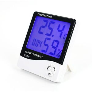 1 Pc Lcd Elektronische Digitale Thermometer Hygrometer Outdoor Indoor C/F Thermometer Hygrometer Wekker-1-2