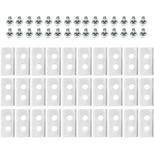 30Pcs Gazon Robot Blade Golden Titanium Plating Gazon Mover Vervanging Mes Voor Worx Landroid Automatische Bewegende Machine